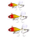 HENGJIA Submerged VIB Fake Lures Sequin Lures, Size: 4.8cm 7g(6 Colors Boxed)
