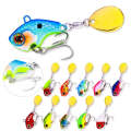 HENGJIA VIB035 Small Whirlwind Sequins Fake Bait Sinking Water VIB Lure, Size: 9g(4)