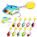 HENGJIA VIB035 Small Whirlwind Sequins Fake Bait Sinking Water VIB Lure, Size: 13g(8)