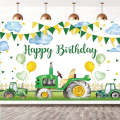 180x240cm Farm Tractor Photography Backdrop Cloth Birthday Party Decoration Supplies