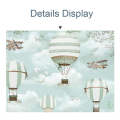1.5m X 1m Cartoon Airplane Hot Air Balloon Theme Birthday Background Cloth Photography Decoration...