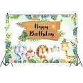 210x180cm Animal Kids Birthday Party Backdrop Cloth Tapestry Decoration Backdrop Banner Cloth