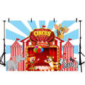Circus Backdrop Carnival  Party Decorations Banner For Birthday 210 x 150cm