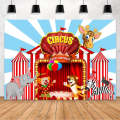 Circus Backdrop Carnival  Party Decorations Banner For Birthday 180 x 120cm