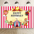 150 x 100cm Circus Clown Show Party Photography Background Cloth Decorative Scenes(MDT03797)