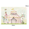 150 x 100cm Circus Clown Show Party Photography Background Cloth Decorative Scenes(MDT03796)