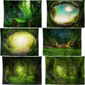 Dream Forest Series Party Banquet Decoration Tapestry Photography Background Cloth, Size: 100x75c...