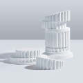 Roman Column Plaster Photography Props Still Life Ornament, Style: Base 5