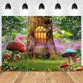 150 X 210cm Fantasy Forest Photography Background Cloth Cartoon Kids Party Decoration Backdrop(6360)