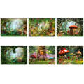 150 X 210cm Fantasy Forest Photography Background Cloth Cartoon Kids Party Decoration Backdrop(605)