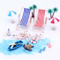 B Style Mini Beach Set Miniature Model Ornament Summer Ocean Simulation Scene Photo Decoration Props