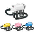 2100W Dog Dryer Stepless Speed Pet Hair Blaster With Vacuum Cleaner 220V EU Plug(Pure White)