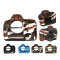 Pixel P001 For Canon 5D4 Camera Silicone Protector Case(Jungle Camouflage)