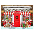 2.1 X 1.5m Holiday Party Photography Backdrop Christmas Decoration Hanging Cloth, Style: SD-780