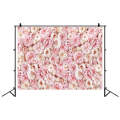 2.1 X 1.5m Festive Photography Backdrop 3D Wedding Flower Wall Hanging Cloth, Style: C-1856