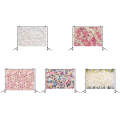 2.1 X 1.5m Festive Photography Backdrop 3D Wedding Flower Wall Hanging Cloth, Style: C-1856