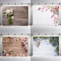 1.25x0.8m Wood Grain Flower Branch Props 3D Simulation Photography Background Cloth, Style: C-4036