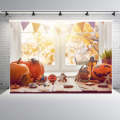 1.25x0.8m Holiday Party Photography Background Halloween Decoration Hanging Cloth, Style: C-1265
