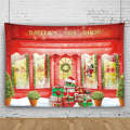 150 x 100cm Peach Skin Christmas Photography Background Cloth Party Room Decoration, Style: 4