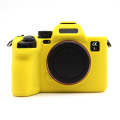 For Sony A7RV Mirrorless Camera Protective Silicone Case, Color: Yellow