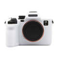 For Sony A7RV Mirrorless Camera Protective Silicone Case, Color: White