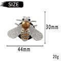 Pearl-encrusted Little Bee Car Air Conditioner Air Outlet Decoration Aromatherapy Clip, Color: 1