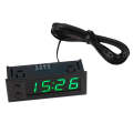 5V/12V WIFI Network Automatic Time Synchronization Digital Electronic Clock Module, Color: Green