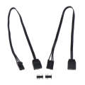 4Pin For Pirate Ship Controller Adapter Cable QL LL120 ICUE Divine Light Synchronization(25cm)