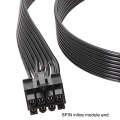 60cm For Corsair 18AWG Flat Cable Power Module Cable Graphics Card Module Cable 8Pin To 8Pin 6+2(...