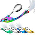 PROBEROS DW570 Fishing Lures Spinning Sequins Long Casting Tremor Swimming VIB Micro Tremor Zinc ...