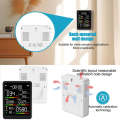 AK16 8-In-1 Portable Air Quality Tester Formaldehyde/Carbon Dioxide/Temperature/Humidity Detector