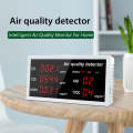 5-in-1 Indoor Home Portable Air Monitor TVOC Formaldehyde Detector(W17A Light Gray)