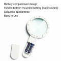 125mm 13 Lights 30X Magnifier With Violet Light Students Elderly Reading Maintenance Magnifying G...