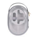 For Apple Vision Pro Storage Package EVA Handle Waterproof Host Storage Bag(White)