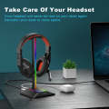 New Bee Dual Output Colorful Headset Display Rack HUB Expansion Headphone Holder, Color: Z9 Witho...