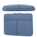 10/11 Inch Houndstooth Pattern Oxford Cloth Laptop Bag Waterproof Tablet Storage Bag(Pink)