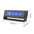Car Digital Display Clock Luminous Electronic Thermometer Voltmeter(TS-7010V)