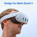 For Meta Quest 3 PC Protective Shell, Style: Single Shell (Glitter Transparent)