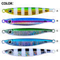 PROBEROS LF121 Fast Sinking Laser Boat Fishing Sea Fishing Lure Iron Plate Bait, Weight: 80g(Colo...