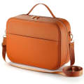 For Apple Vision Pro Headset Multifunctional Storage Bag Carrying Case(Brown)