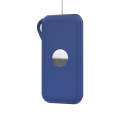 For Apple Vision Pro Accessories Power Protective Case Battery Silicone Storage Shell(Deep Blue)