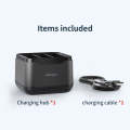 AMagisn Battery Charger Charging Seat For GoPro HERO12 Black /11 Black /10 Black /9 Black