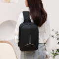 For DJI Mini 4 Pro Drone Chest Bag Backpack Crossbody Bag Storage Box(Black)