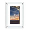 7 Inch Acrylic HD Digital Photo Frame Desktop Smart Motion Video Player Ornament(US Plug)