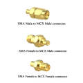 SMA Female To MCX Female High Frequency Coaxial Connector Antenna Rotating Joint