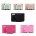 For Canon SX730/SX740 Soft Silicone Protective Case, Color: Jelly Pink Green