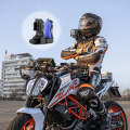 Motorcycle Helmet Chin Clamp Mount for GoPro Hero Series DJI Osmo Action, SJCAM Cameras, Spec: Set 2