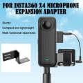 For Insta360 X4  Microphone Extension Adapter Camera Accessories