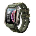 C20Plus 1.81-inch Health Monitoring Waterproof Bluetooth Call Smart Watch, Color: Camouflage Green