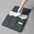 Multi-layer Waterproof and Shock-absorbing Laptop Sleeve Laptop Storage Bag, Size: 15 inch(Black)